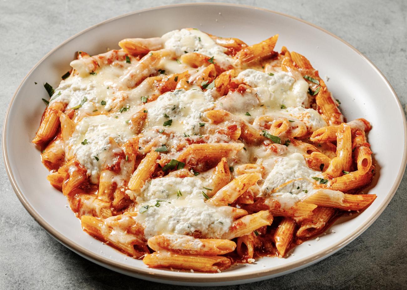 Baked ziti at Tommy's Pizza, Queens NY